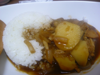 春野菜が出回ってきました　「新じゃが新玉のカレー」