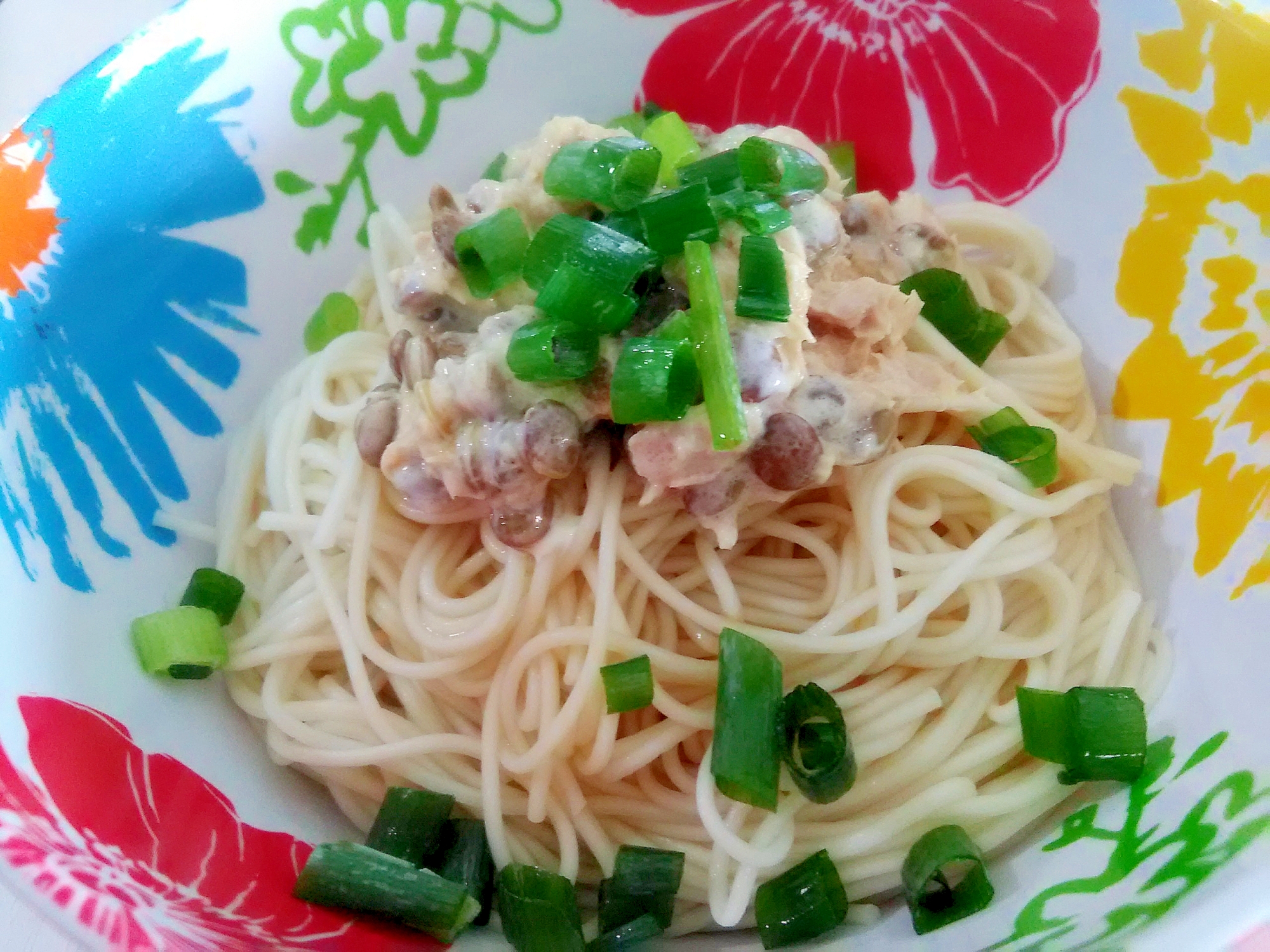 和えるだけで簡単☆ツナとレンズ豆のそうめん