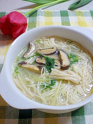 ご飯が少し足りない日のΣ(*ﾟДﾟ*)　中華スープ