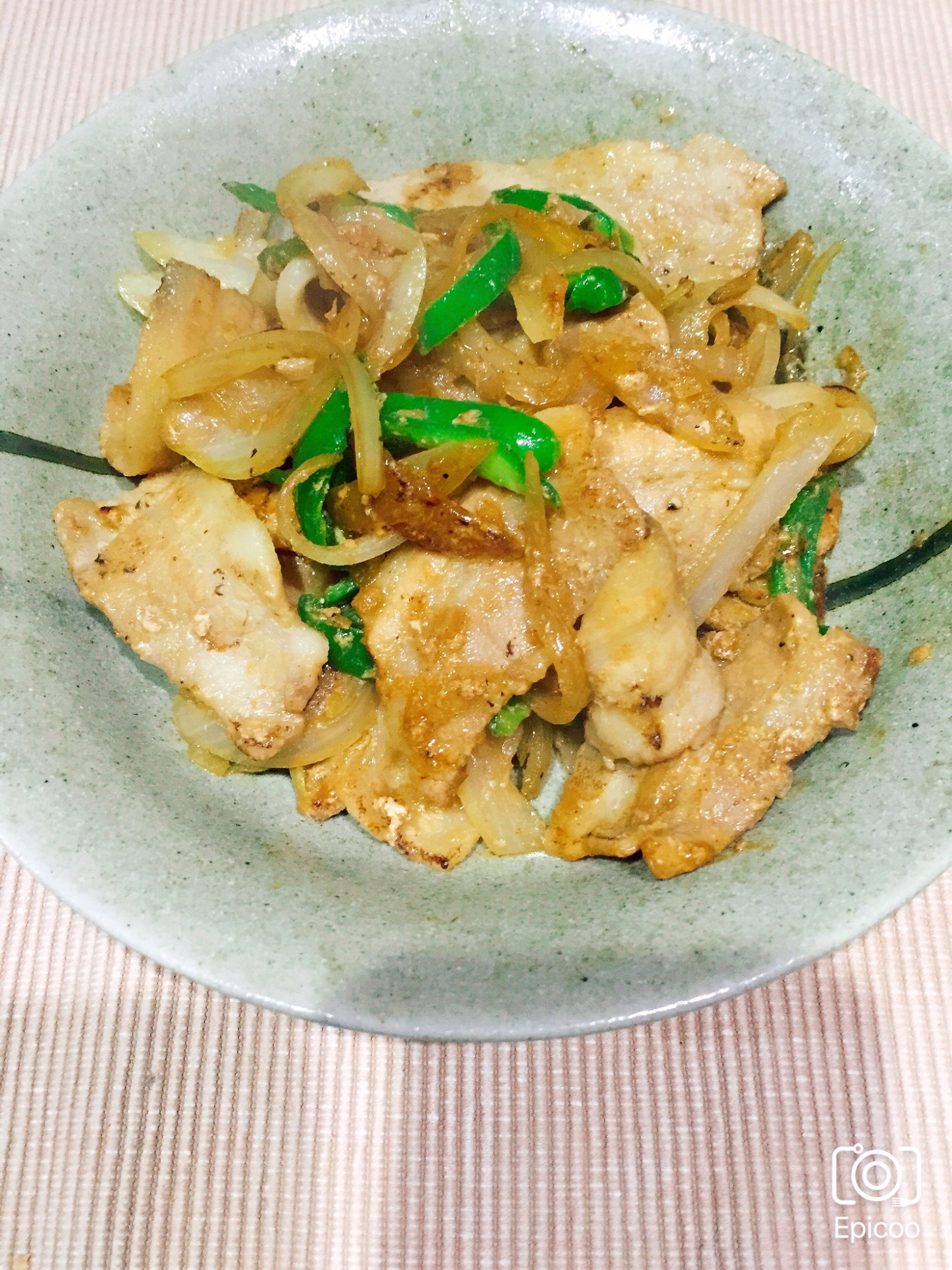 豚肉 炒めもの 黒酢と焼肉のタレで