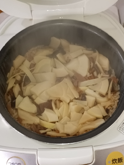 白だしを使って簡単・美味しい☆筍ご飯☆