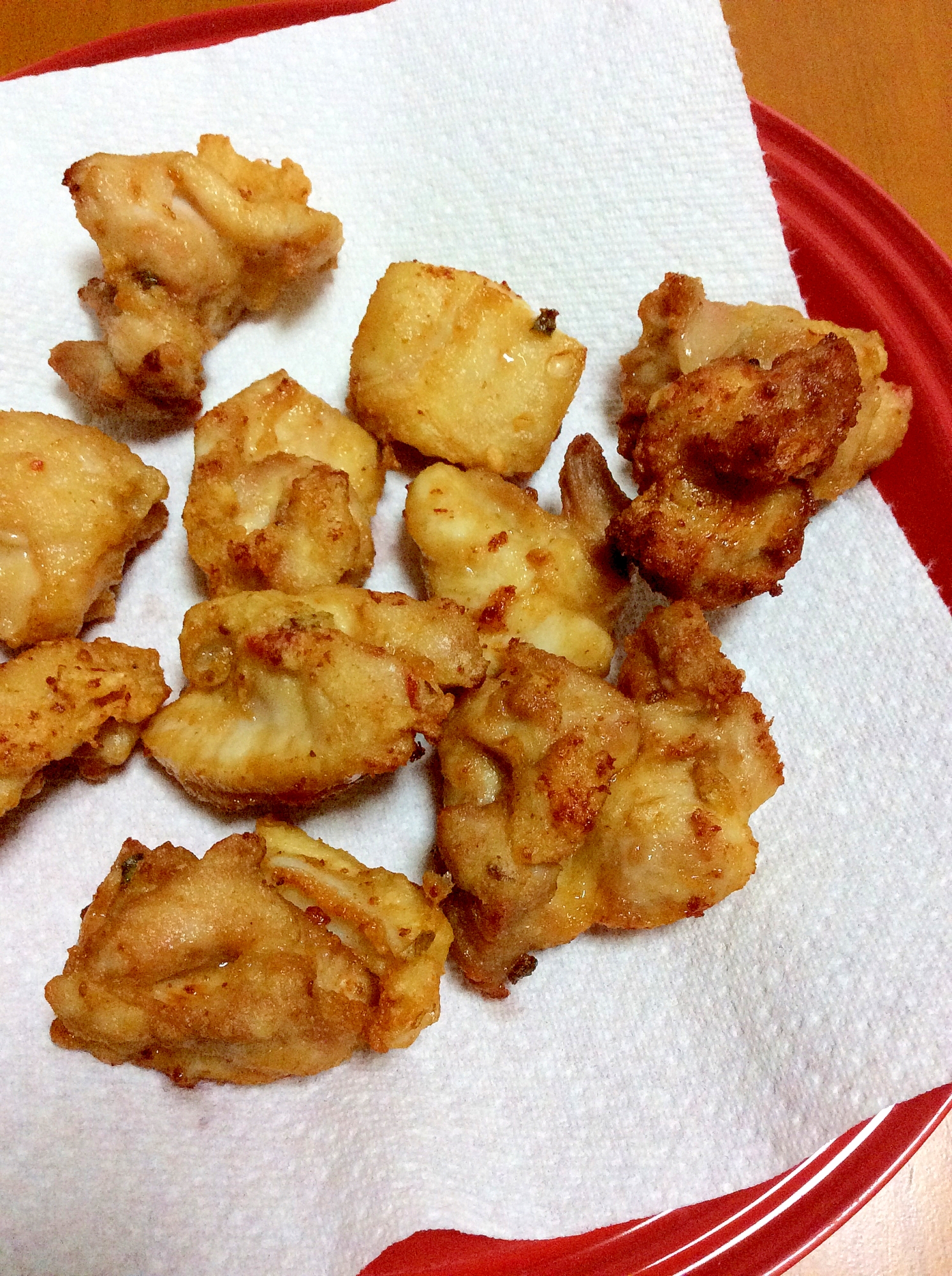 チャーハンの素でチキンのから揚げ