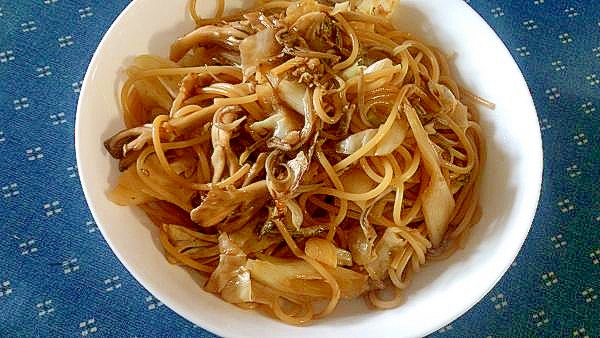 じゃこと野菜の和風パスタ