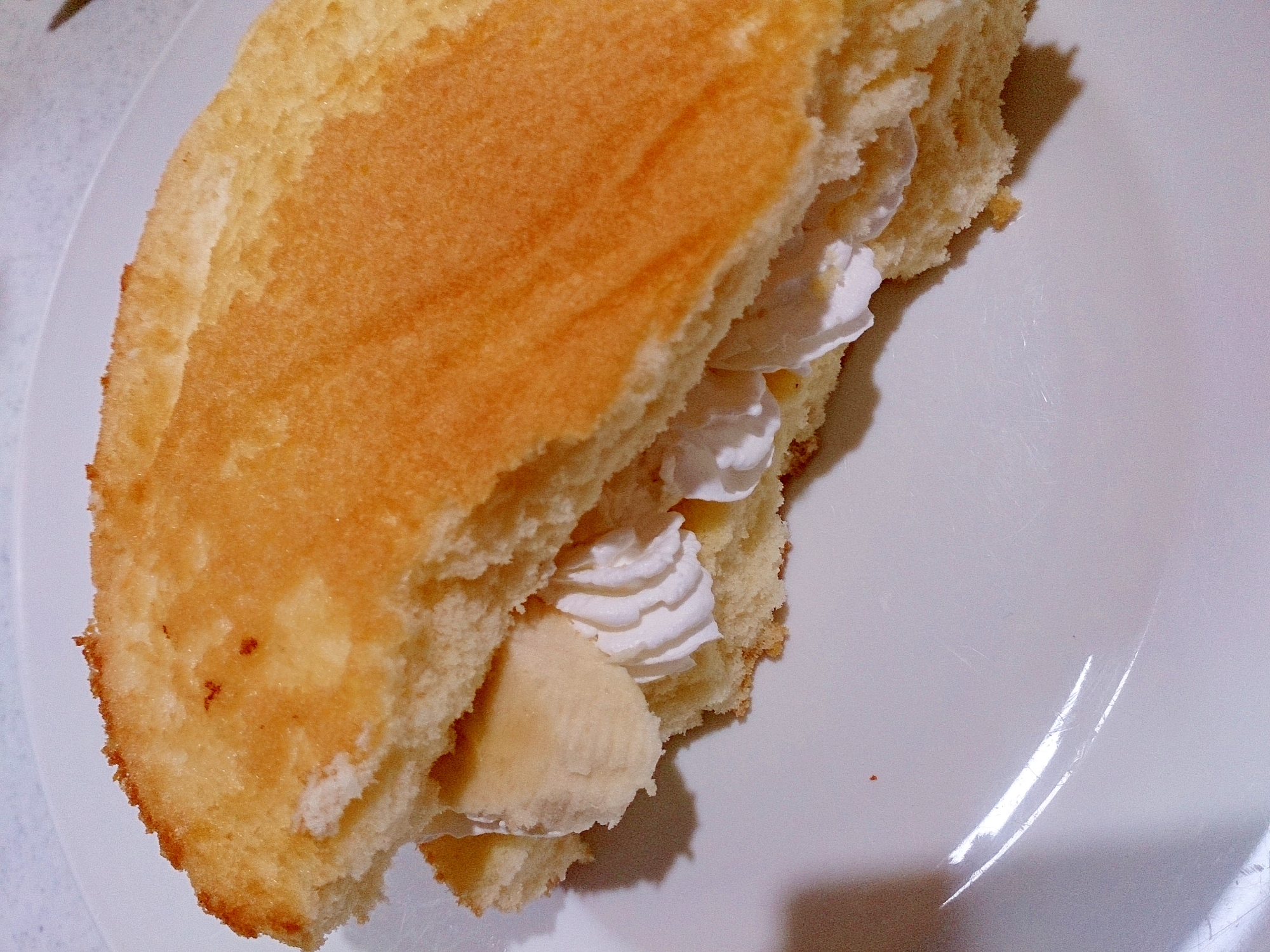 市販スポンジケーキでバナナホイップサンド レシピ 作り方 By Hideok8 楽天レシピ