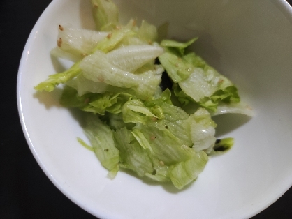 包丁不要♡超特急レシピ♡レタスのうま塩海苔サラダ