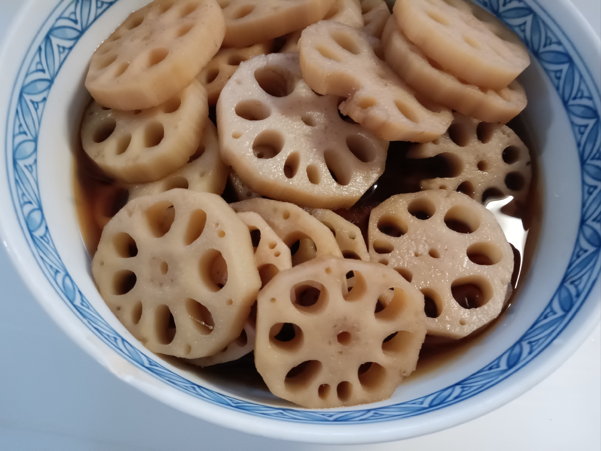 冷凍れんこんを使った、簡単、れんこんの煮物！