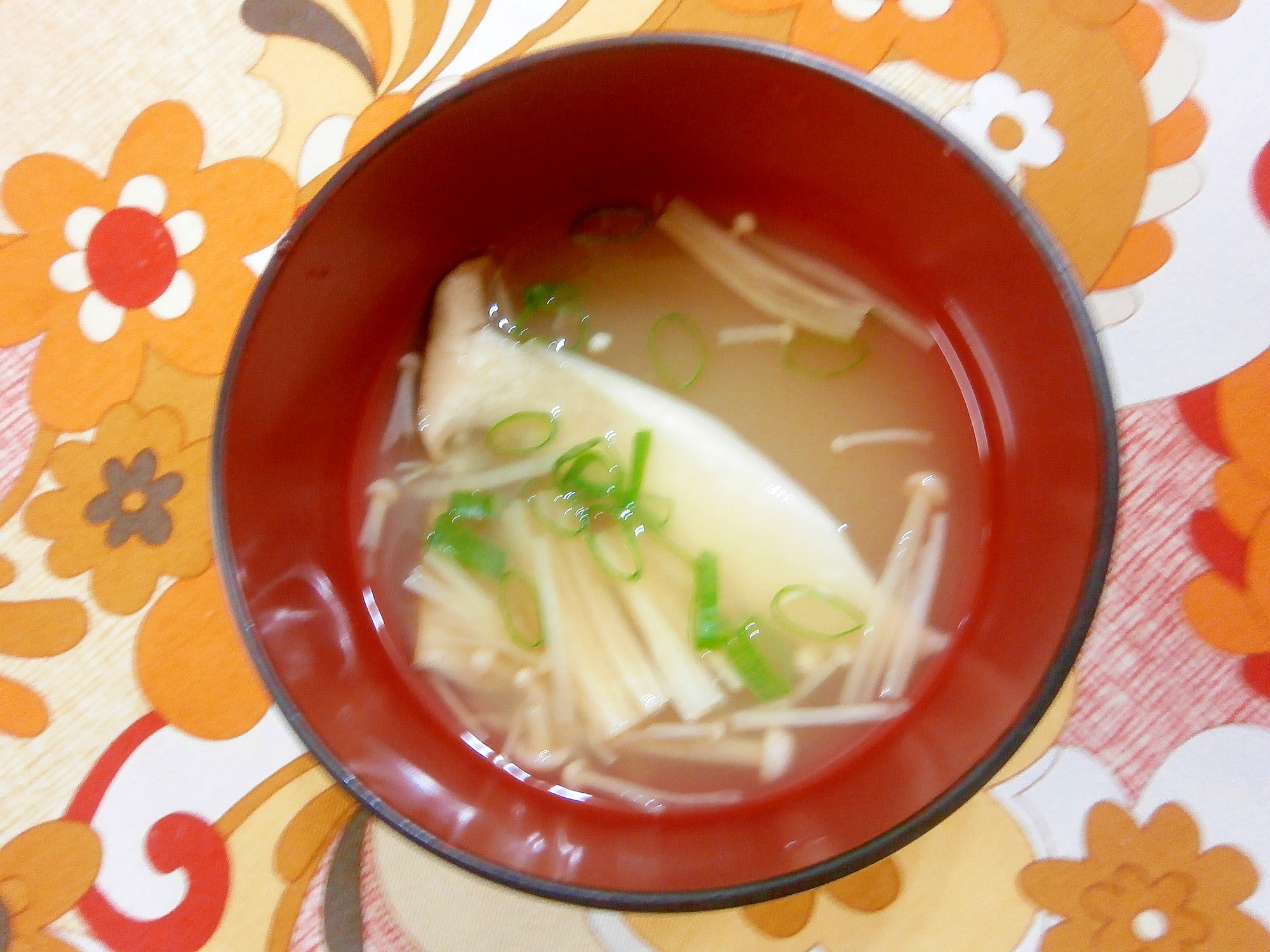 えのき・エリンギの味噌汁