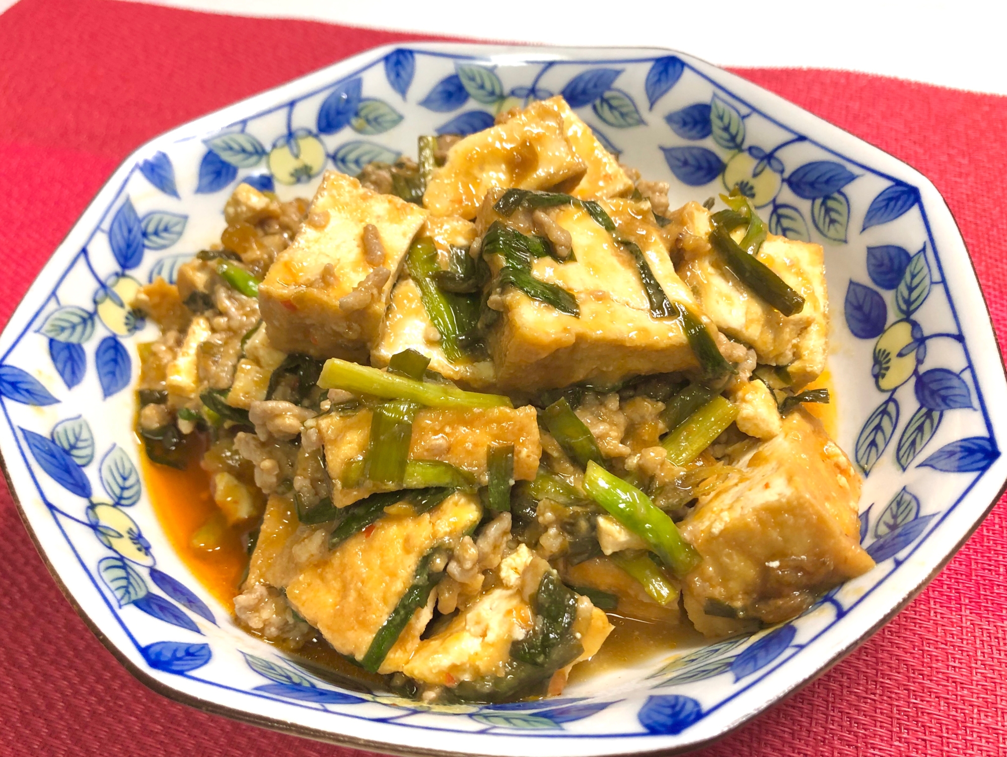 濃厚でボリューム満点❤️ご飯が進む厚揚げ麻婆豆腐