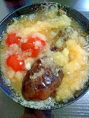 野菜の揚げびたし