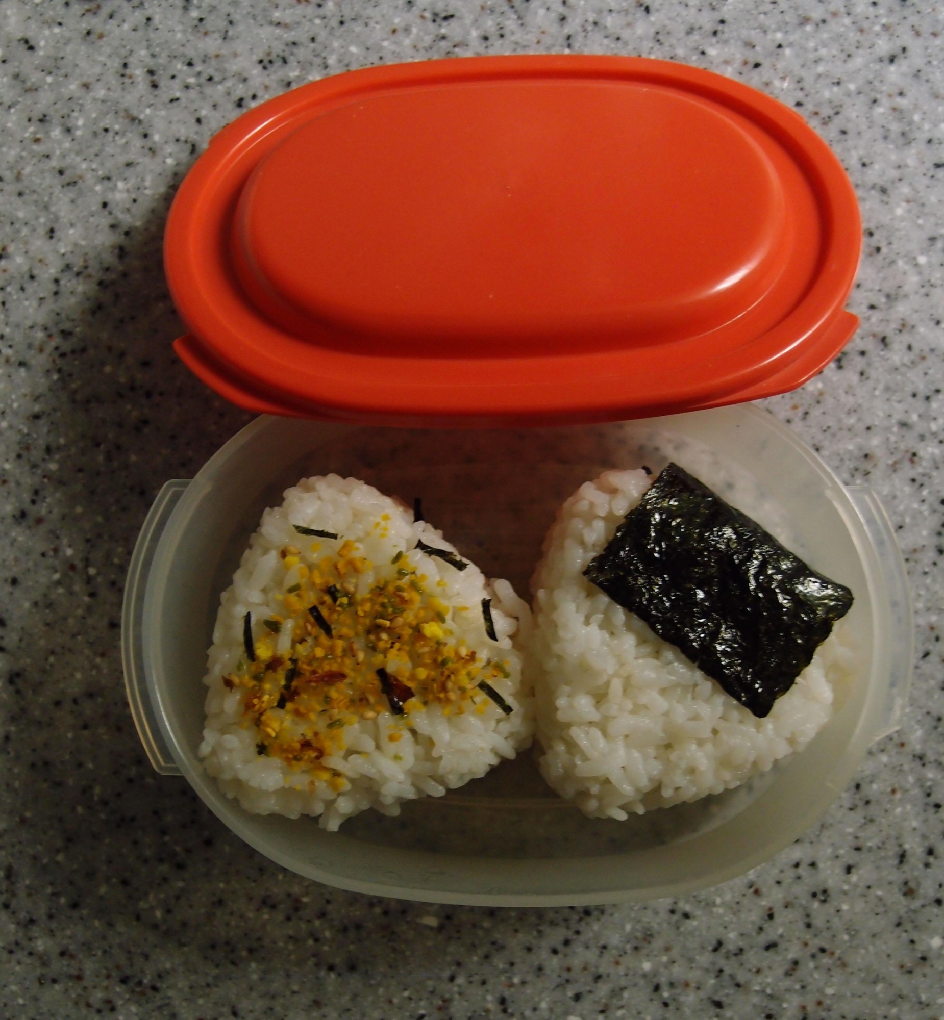 水菜のおにぎり弁当