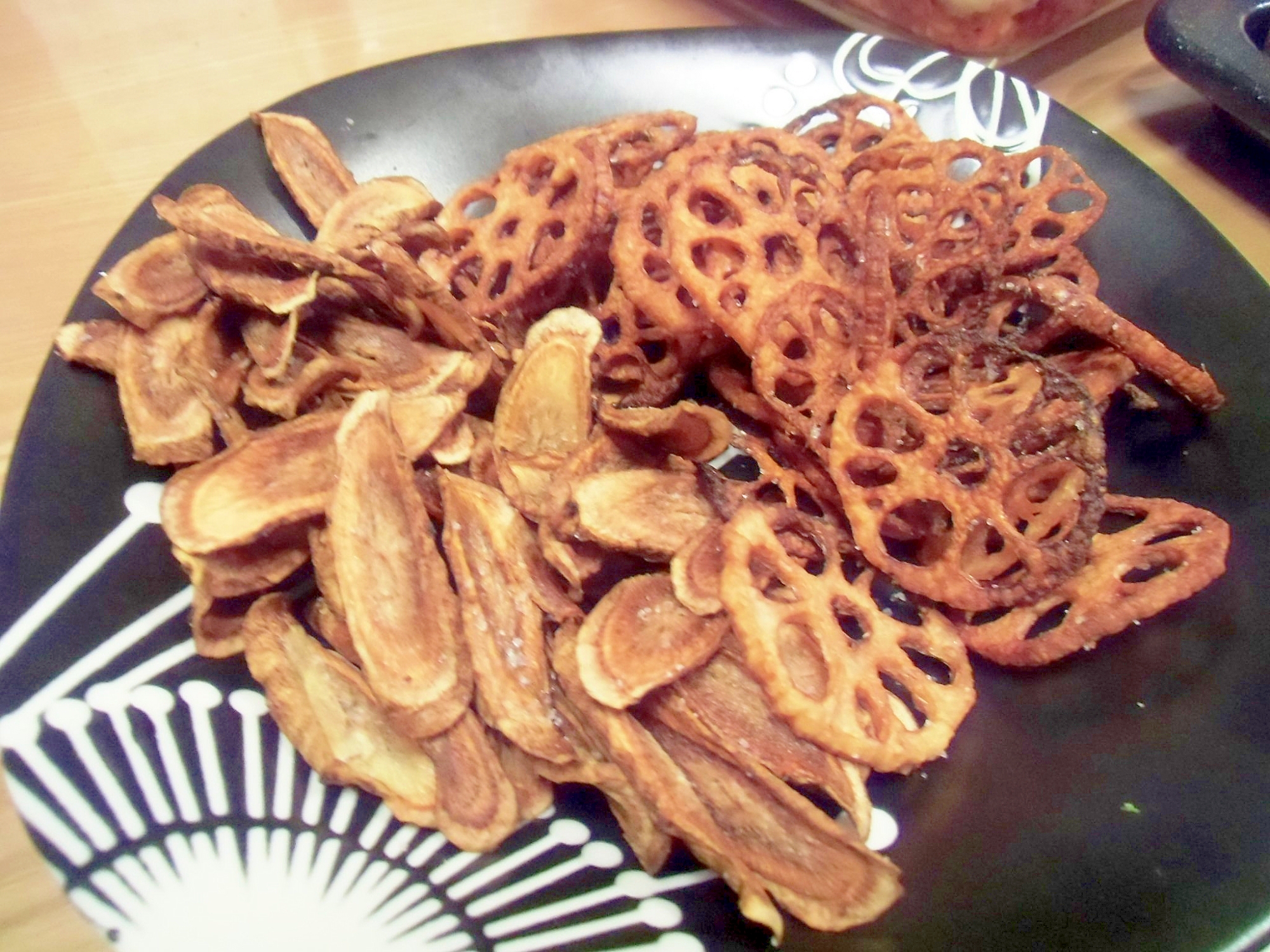 蓮根チップスとごぼうチップス レシピ 作り方 By Miashimatora 楽天レシピ 蓮根チップスとごぼうチップス レシピ 作り方 By Miashimatora 楽天レシピ