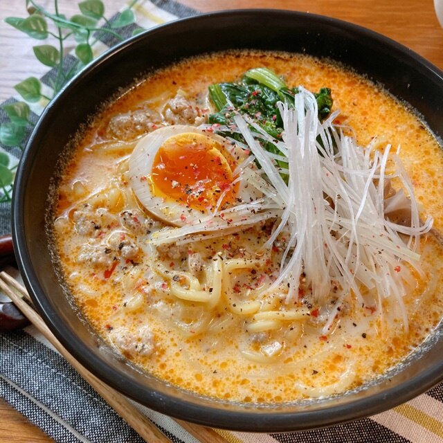 練りごま不要！10分で完成♡担々麺 レシピ・作り方 by mari *｜楽天レシピ