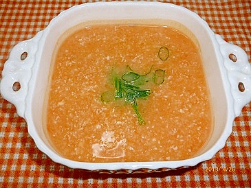 人参のすり流し