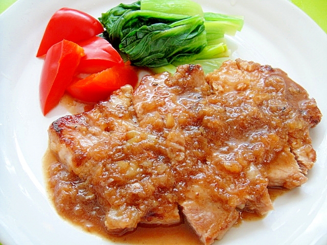 ポークソテー オニオンソース レシピ 作り方 By Mint74 楽天レシピ