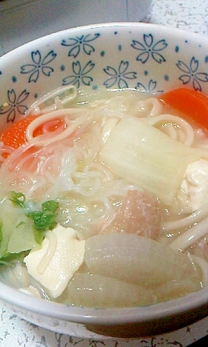 うどん入り★水炊き