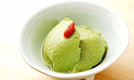  ほうれん草の翡翠豆腐