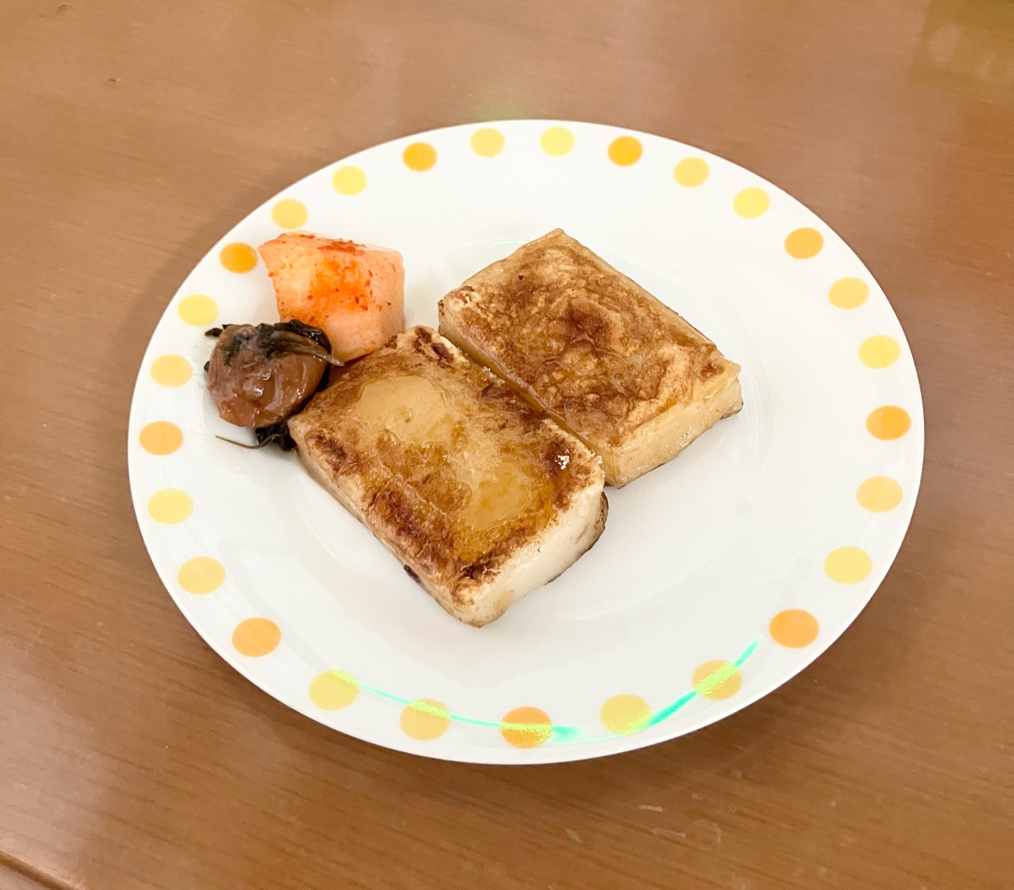 簡単☆醤油餅とカクテキたち