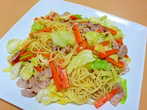 鶏ガラ塩焼きそば