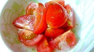 ミニトマトのサラダ ディルのドレッシングで レシピ 作り方 By Bebe2936 楽天レシピ