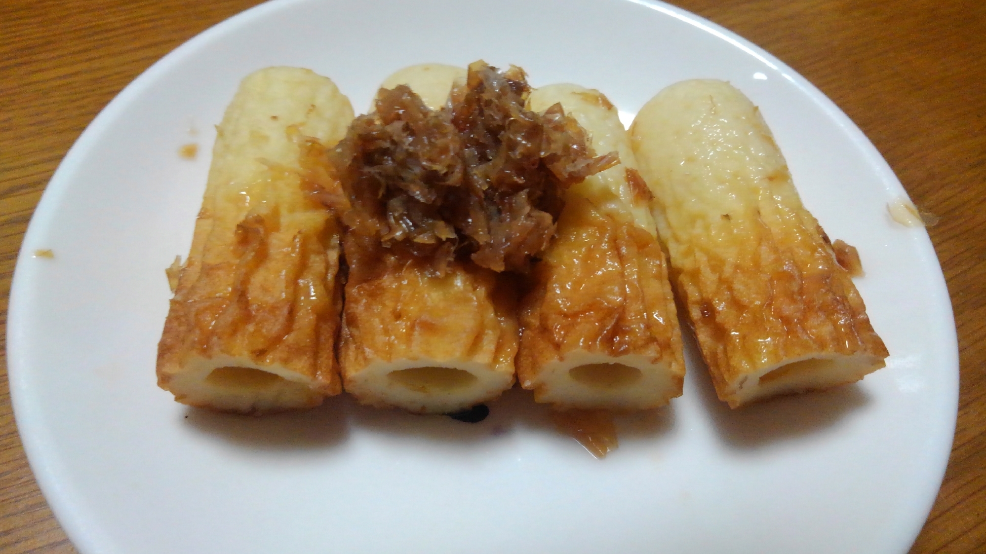 めんつゆで時短煮物…ちくわのおかか煮