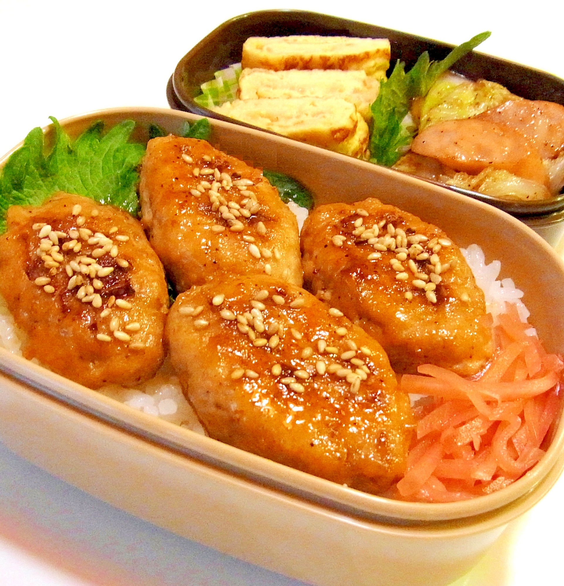 鶏つくね丼弁当 レシピ・作り方 by メリッコ - 楽天レシピ