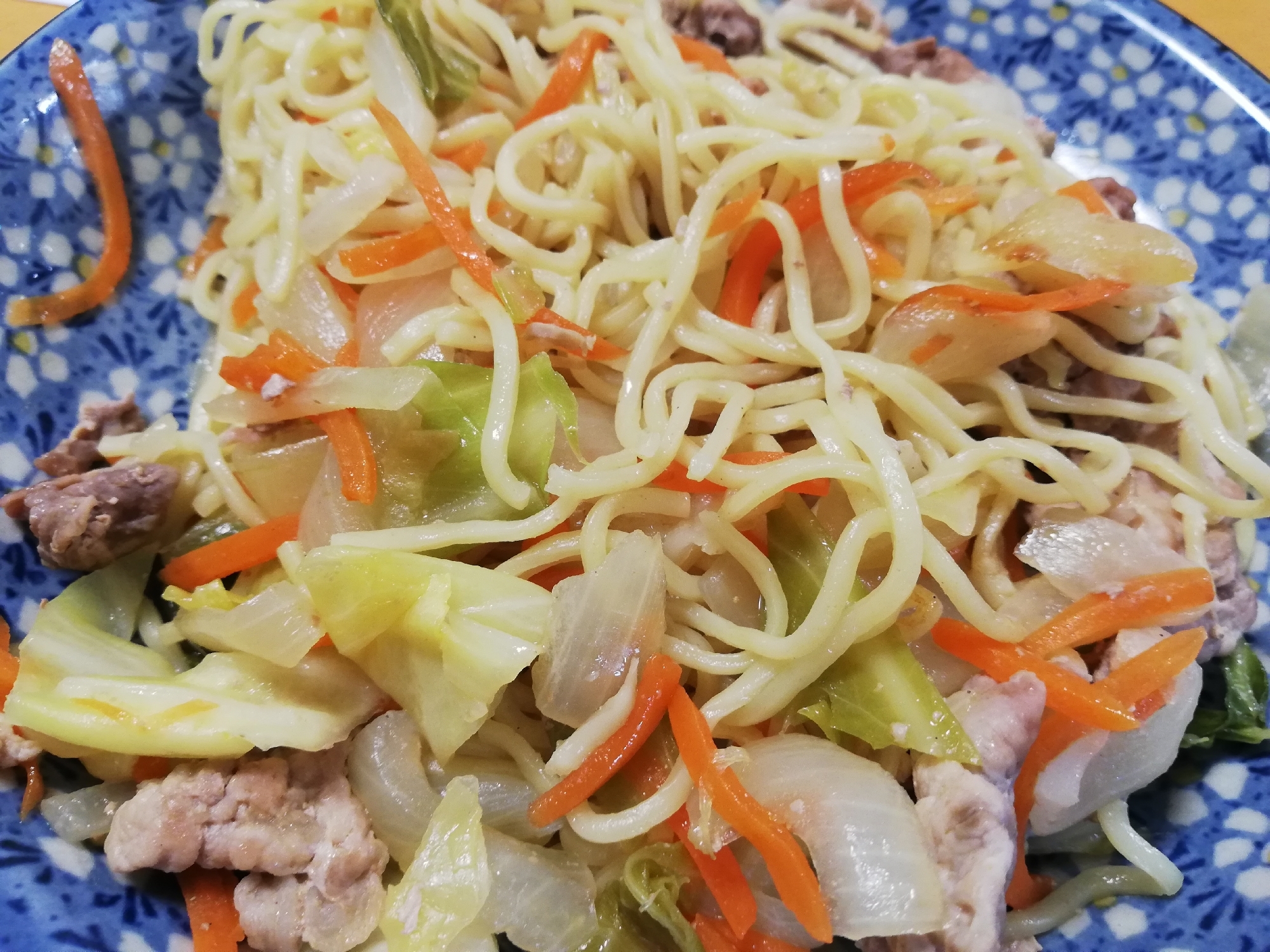 野菜たっぷりの簡単塩焼きそば