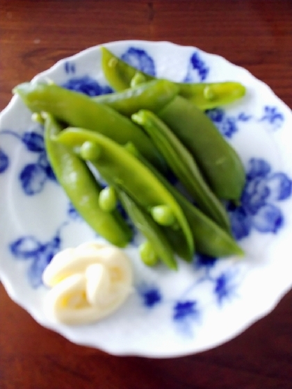 少し茹ですぎちゃったけどシンプルな食べ方が美味しいです(^^)