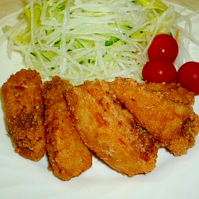 カジキマグロの唐揚げ☆ニンニク醤油味♪