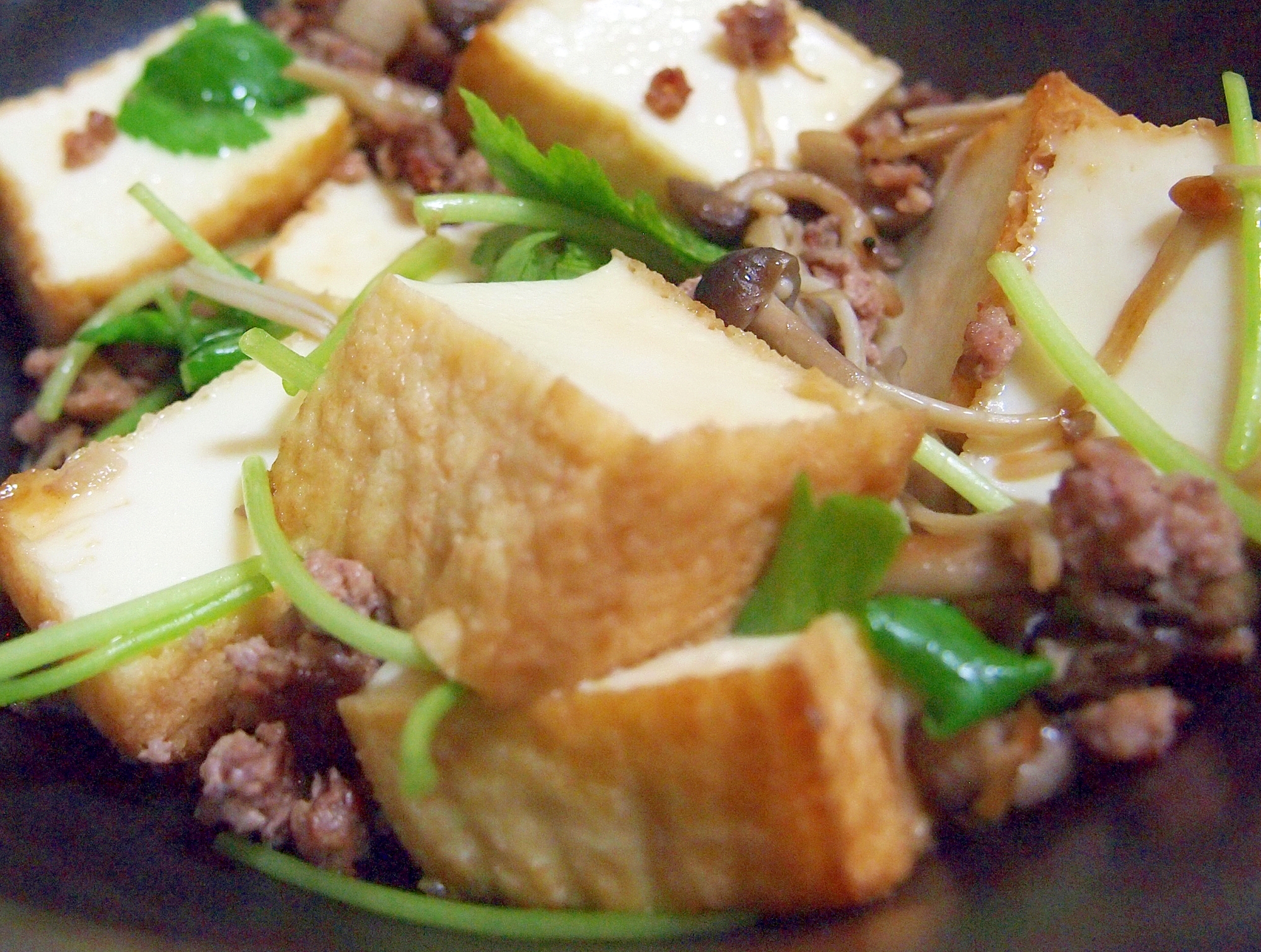 厚揚げとごぼうとひき肉の炒めもの レシピ 作り方 By まるっとまる 楽天レシピ 厚揚げとごぼうとひき肉の炒めもの レシピ 作り方 By まるっとまる 楽天レシピ