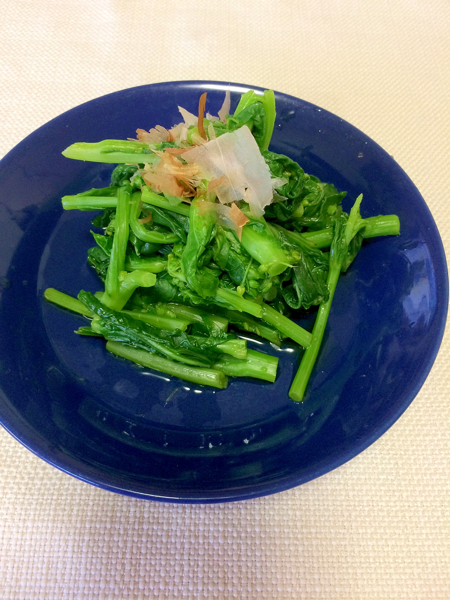 うちのおかず 菜花のお浸し