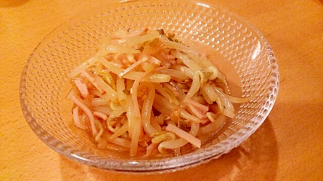 もやしの冷やし中華風