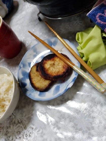 ちょっと焦げましたが。バターの香りがうっすらしてすごく美味しかったです。また作ります。ありがとうございます。