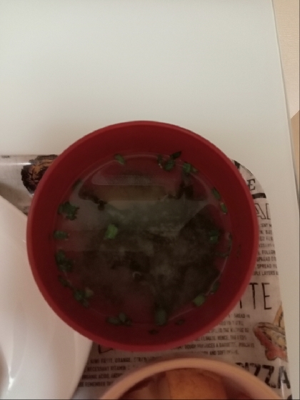 超簡単～わかめスープ