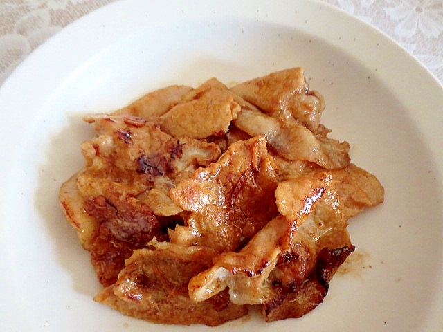 カボス風味が美味しい豚ロース焼き