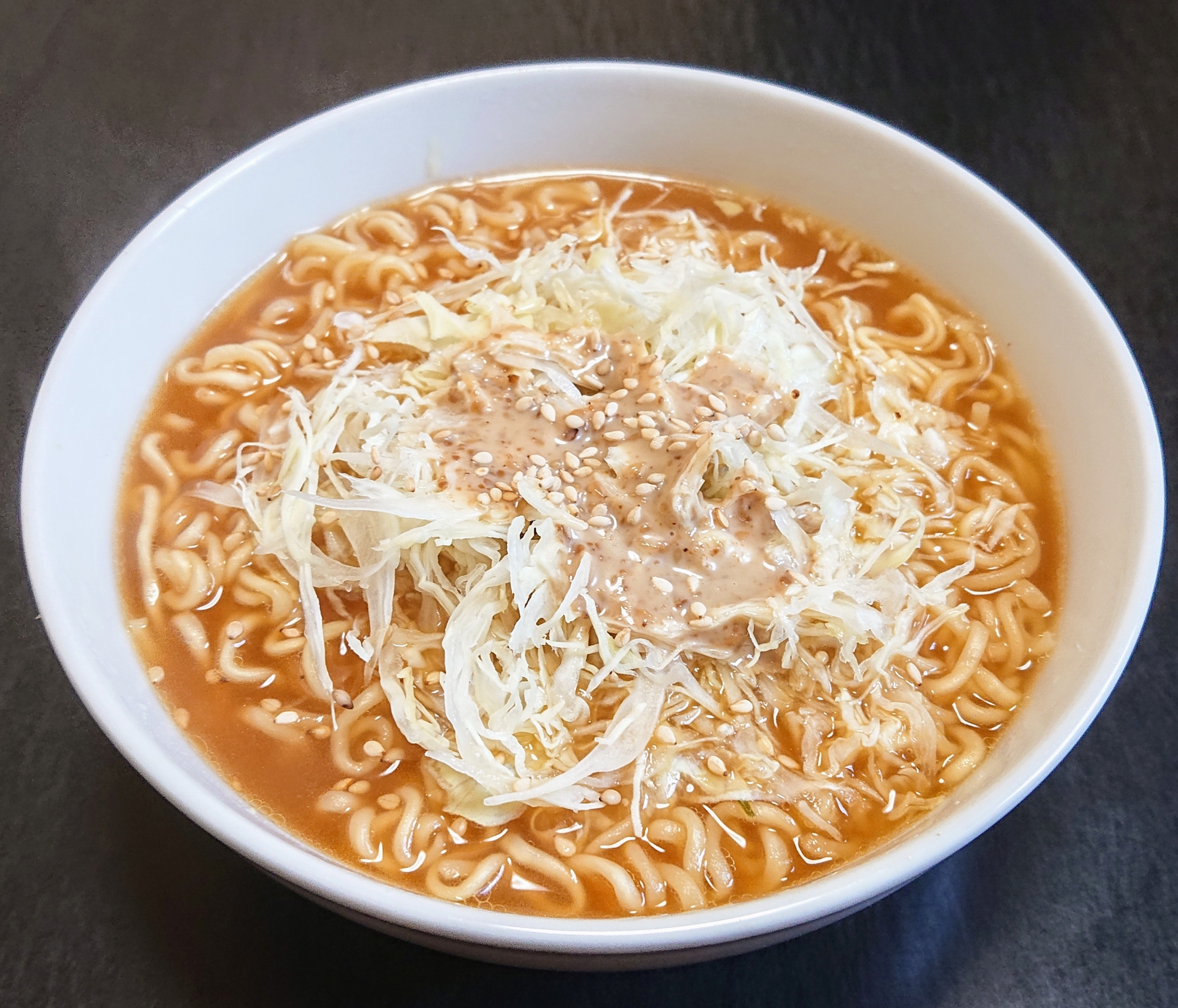 インスタントで☆ゴマだれキャベツの味噌ラーメン