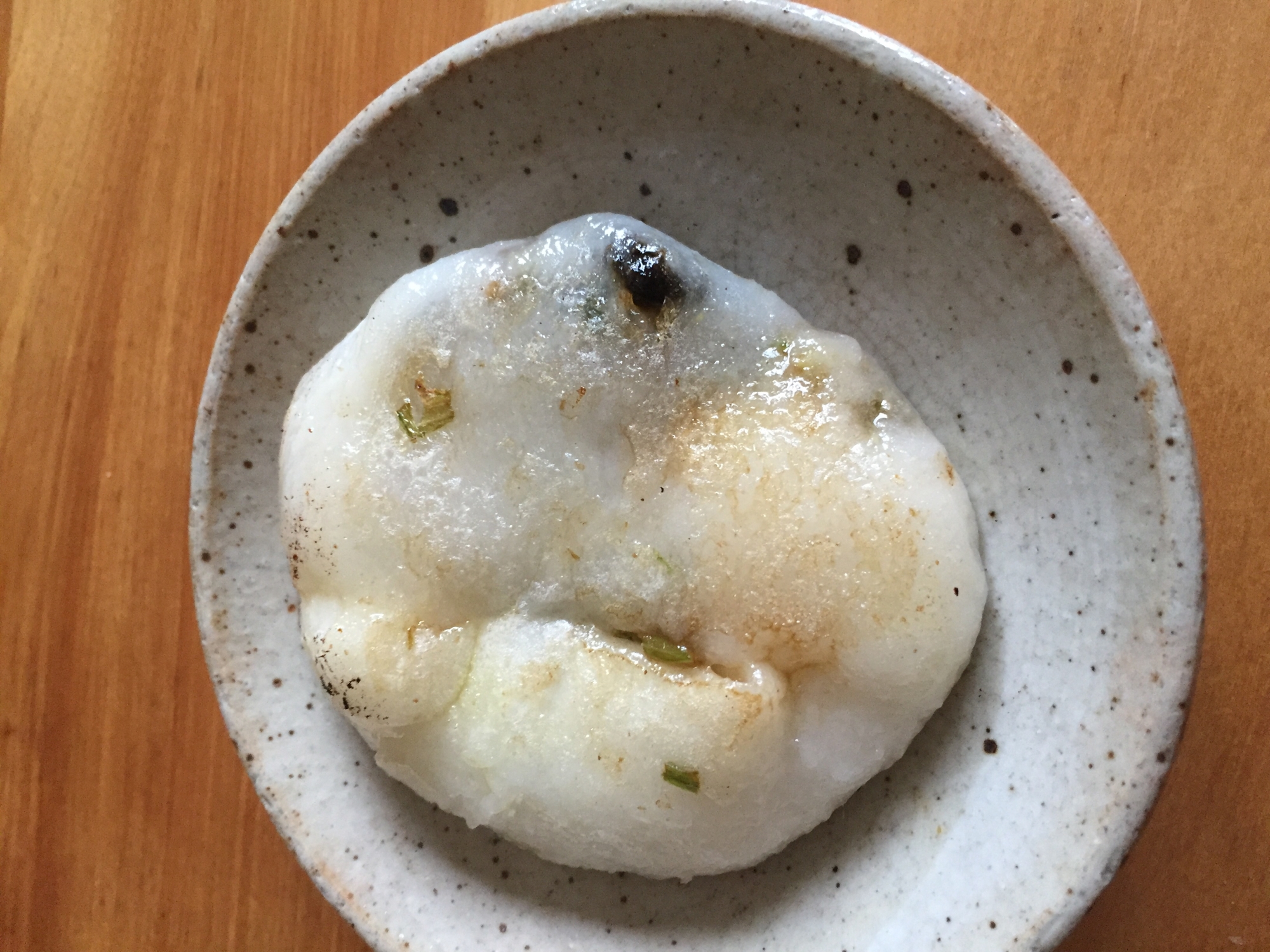 セロリとこんぶの簡単焼き餅