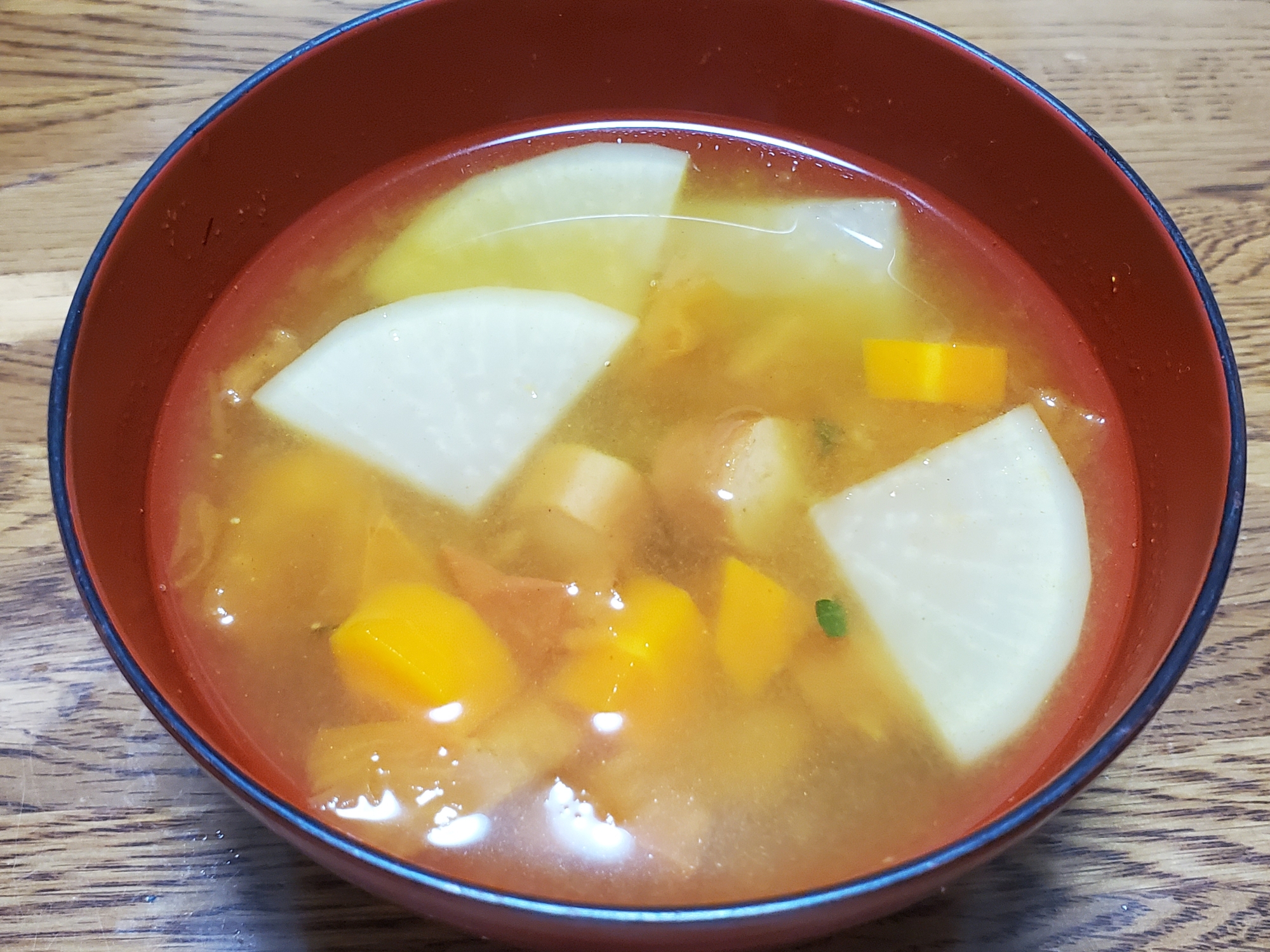 トマトのカレースープ