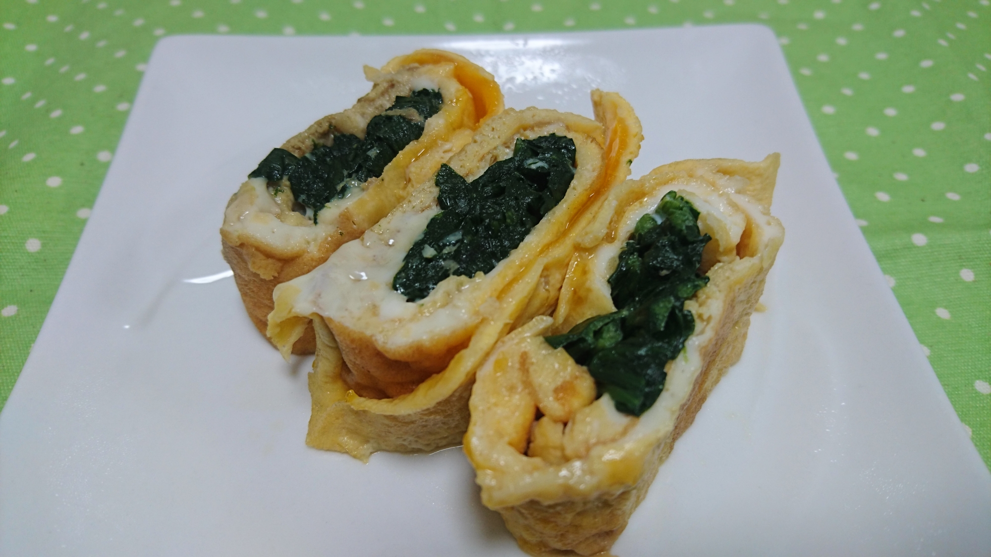 お弁当にも ほうれん草の卵巻き レシピ 作り方 By Mizutomo322 楽天レシピ