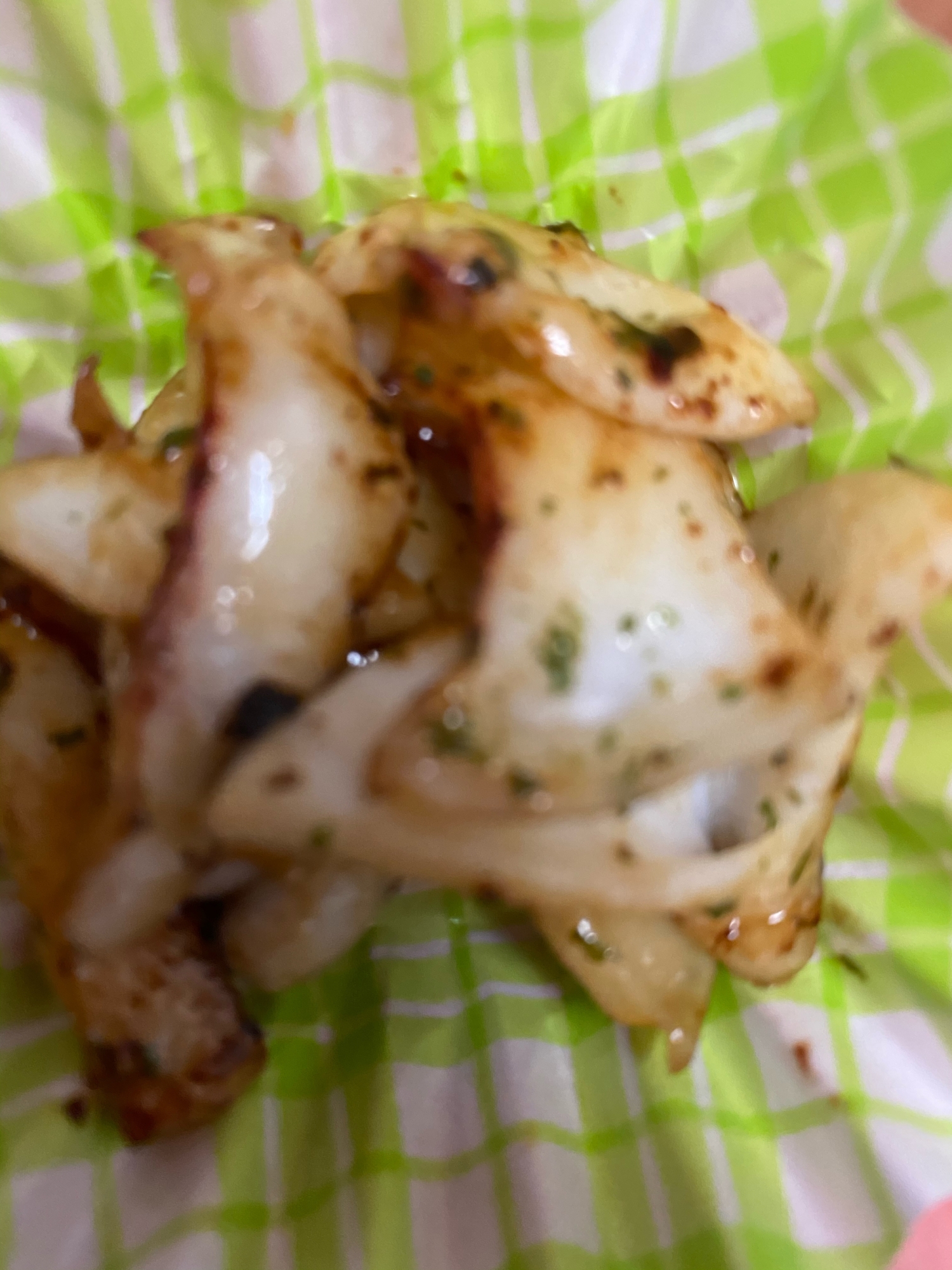 刺身用に残したイカでイカのバター醤油