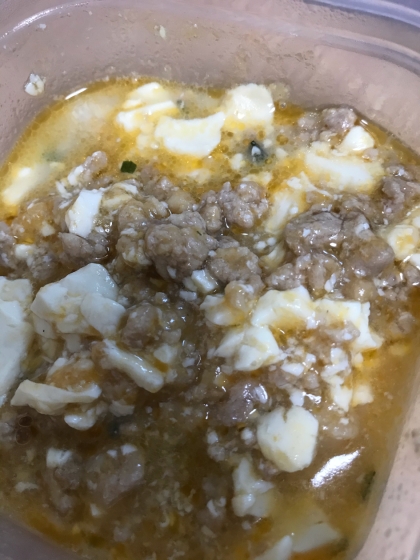 豆板醤無し　カンタン麻婆豆腐