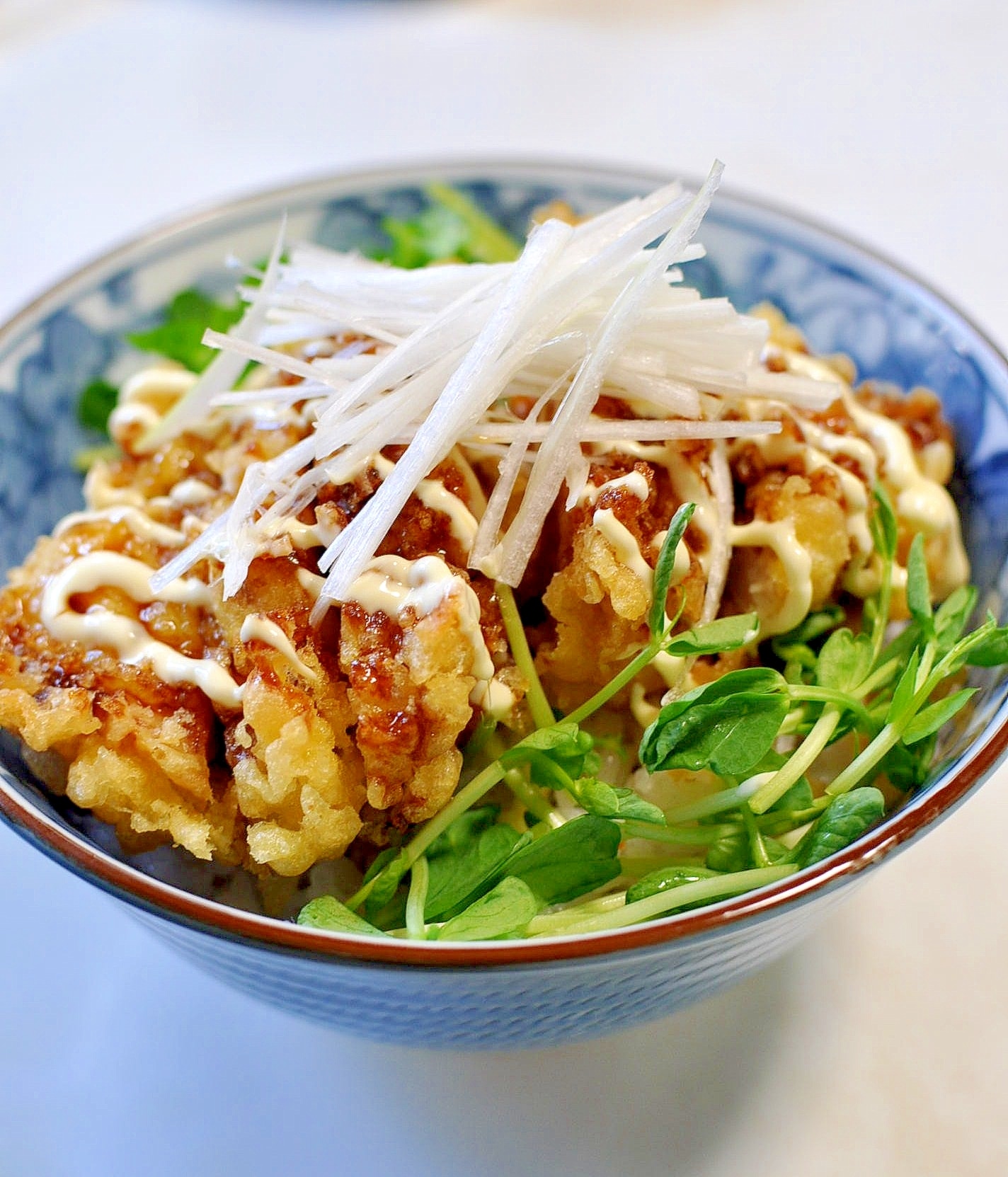 甘辛だれが美味しい★とり天丼