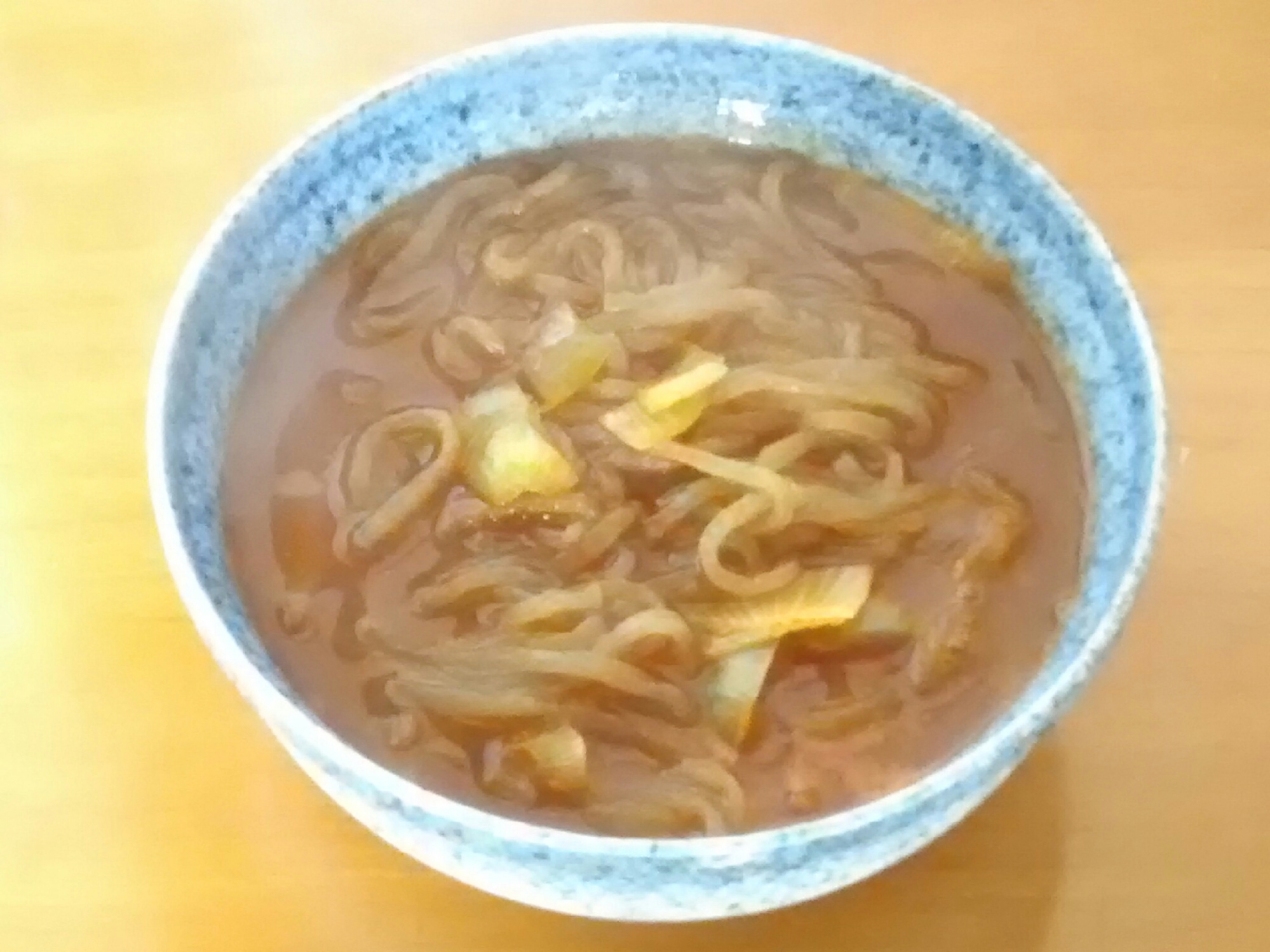 玉ねぎ温麺