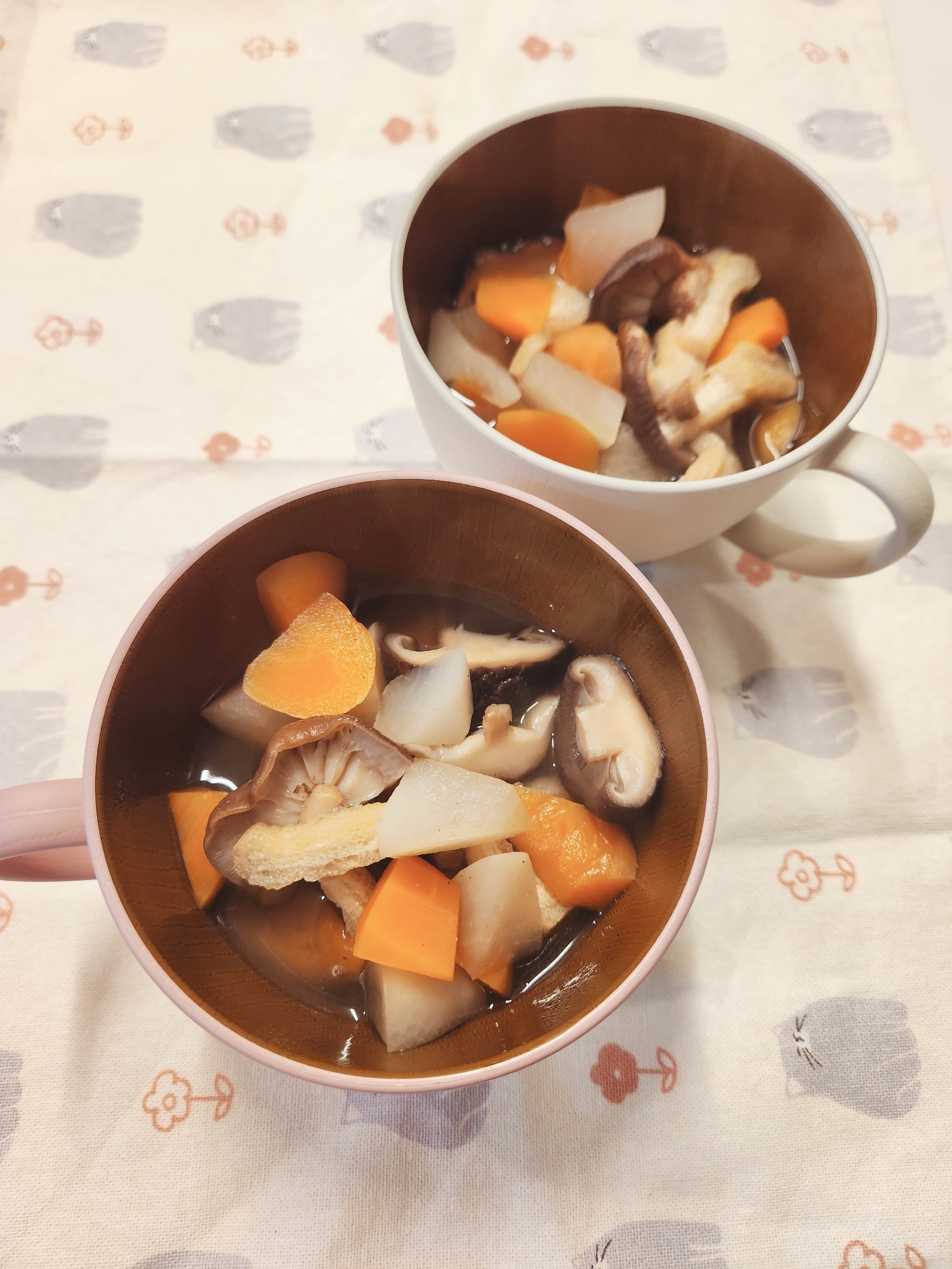 【汁物】野菜を食べる すまし汁