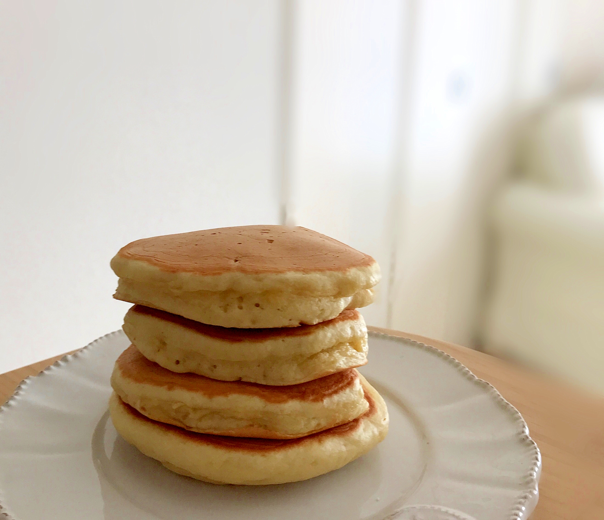 赤ちゃんのおやつに さつまいものホットケーキ