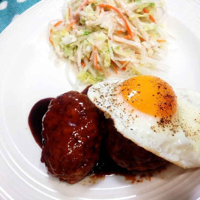 甘辛＊照り焼き豆腐ハンバーグ