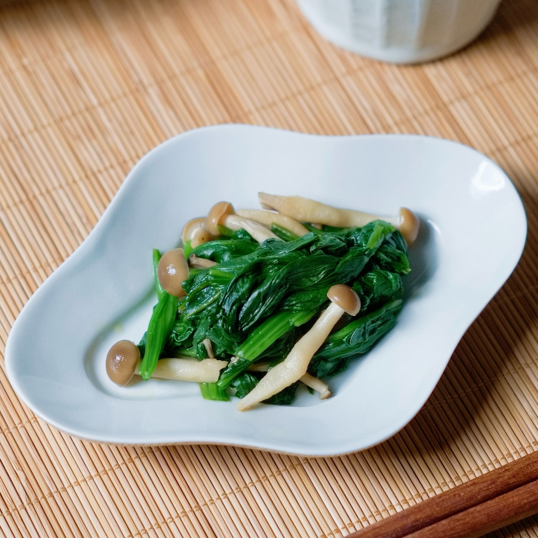 ほうれんそうとしめじのおひたし【和食・副菜】