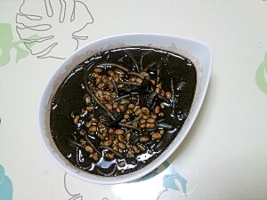 イカスミ納豆 納豆入り！イカ墨スープパスタ＋＋ レシピ・作り方 by aoi++ - 楽天レシピ