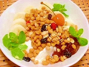 初夏のフルーツグラノーラ レシピ 作り方 By ブルーボリジ 楽天レシピ