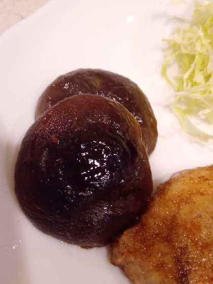 肉厚ジューシー☆どんこ椎茸のバター醤油ステーキ