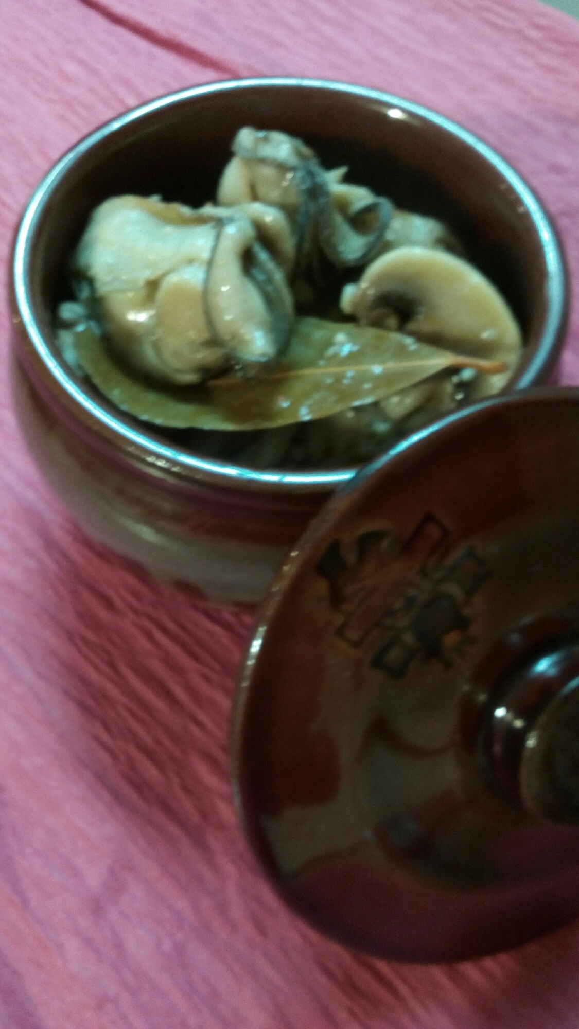 牡蠣のアヒージョ